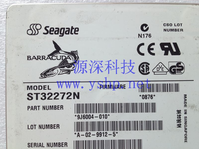 上海源深科技 Shanghai   希捷SCSI 50 pin  Hard disk   ST32272N 9J6004-010  高清图片