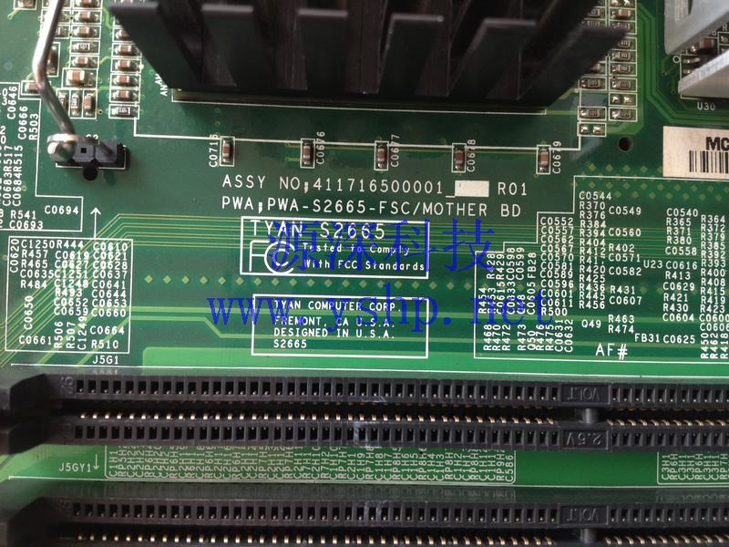 上海源深科技 Shanghai   TYAN Thunder i7505 S2665 双路 Workstation   mainboard 高清图片