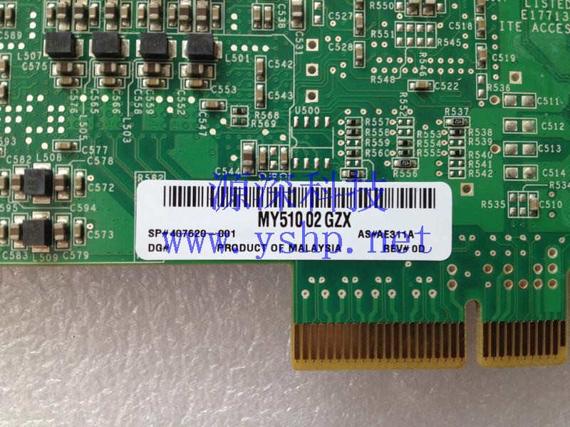 上海源深科技 Shanghai   HP PCI-E 4GB HBA光纤卡 AE311-60001 407620-001 AE311A 高清图片