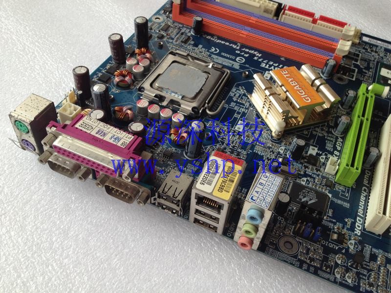 上海源深科技 Shanghai   DAYANG大洋 GIGABYTE mainboard GA-8IPE775 PRO 高清图片