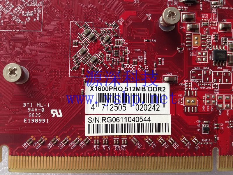 上海源深科技 Shanghai   DAYANG大洋 专用图形 Graphics Card   X1600 PRO 512MB DDR2 高清图片