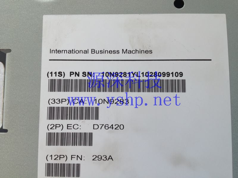 上海源深科技 Shanghai   IBM Power5 9131-52A P52A Server  FSP卡 10N9281 10N9283 293A 高清图片