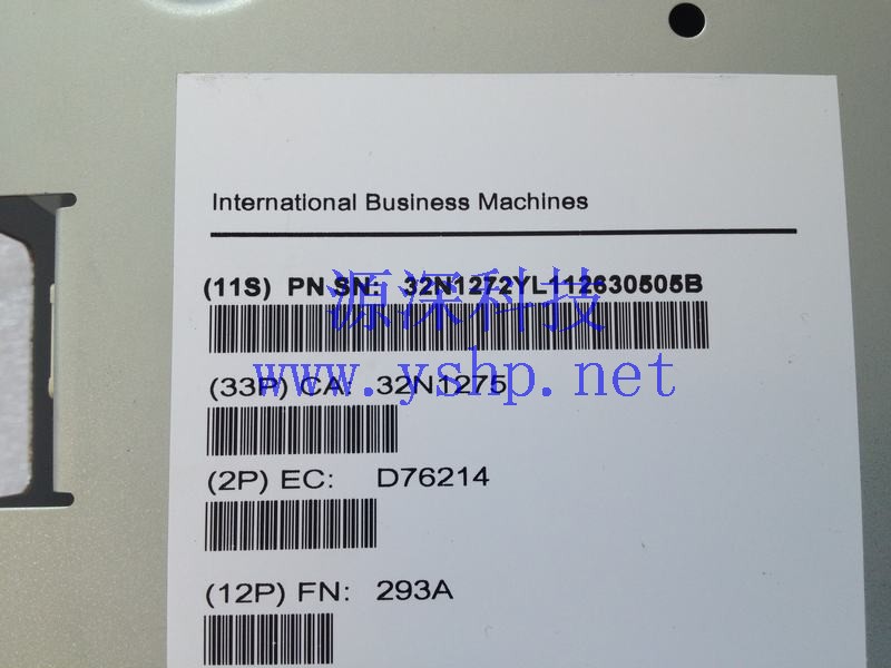 上海源深科技 Shanghai   IBM Power5 P52A 9131-P52A Server  FSP卡 32N1272 32N1275 293A 高清图片