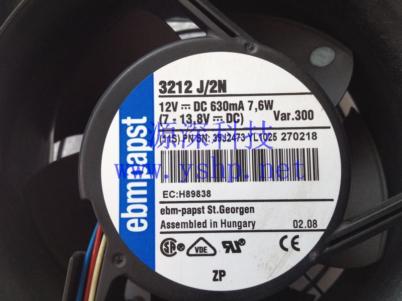 上海源深科技 Shanghai   IBM Power5 9121-52A P52A Server   Fan   39J2473 3212 J2N 高清图片