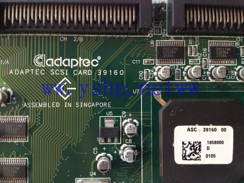 上海源深科技 Shanghai   Adaptec ASC-39160  Server Workstation   SCSI卡 高清图片