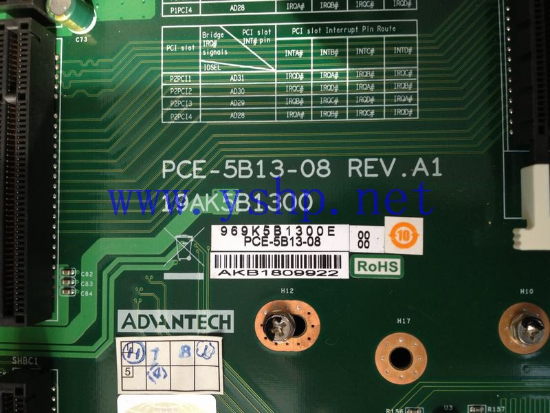 上海源深科技 Shanghai    Advantech Industrial  Equipment  Industrial computer backplane  PCE-5B13-08 REV.A1 PCE-5B13-08 高清图片