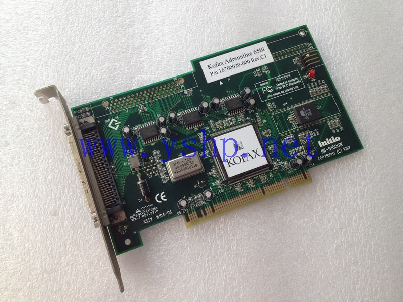 上海源深科技 Shanghai   KOFAX INITIO INI-9100UW Adrenaline 650i 16700020-000 REV.C1 高清图片