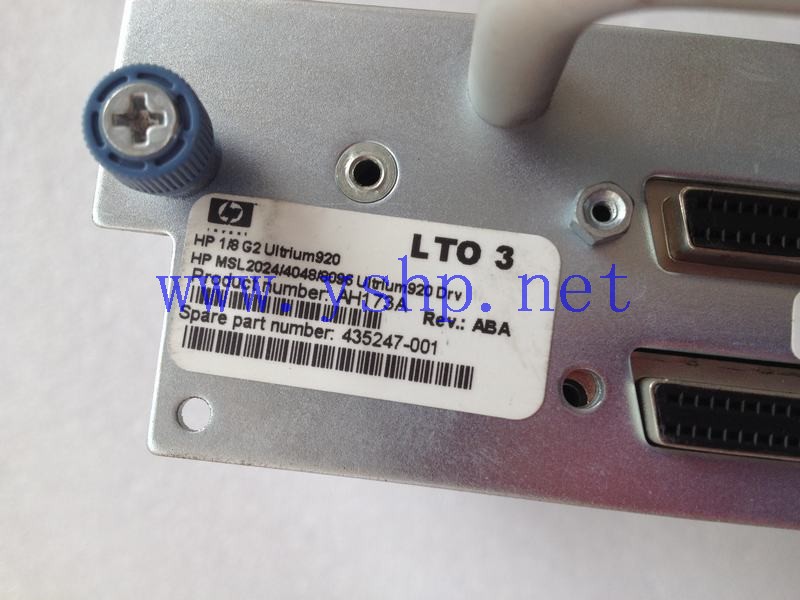 上海源深科技 Shanghai   HP LTO3 1/8 G2 Ultrium920 MSL2024/4048/8096 Ultrlum 920 Drv AH173A 435247-001 高清图片