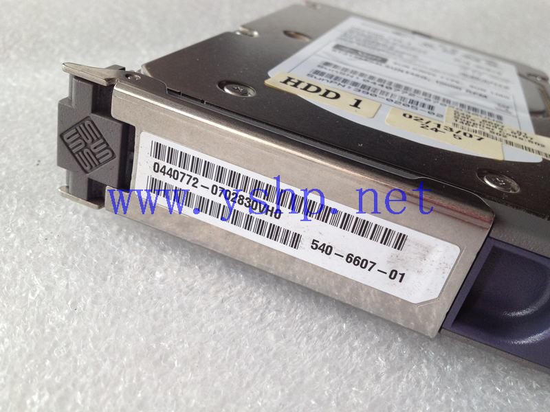 上海源深科技 Shanghai   SUN 146G 15K SCSI Hard disk   540-6607-01 ST3146854LC 高清图片
