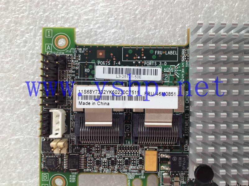 上海源深科技 Shanghai   IBM X3650 M3 ServerSAS Raid card M5015 6GB 46M0851 68Y7332 46M0855 高清图片