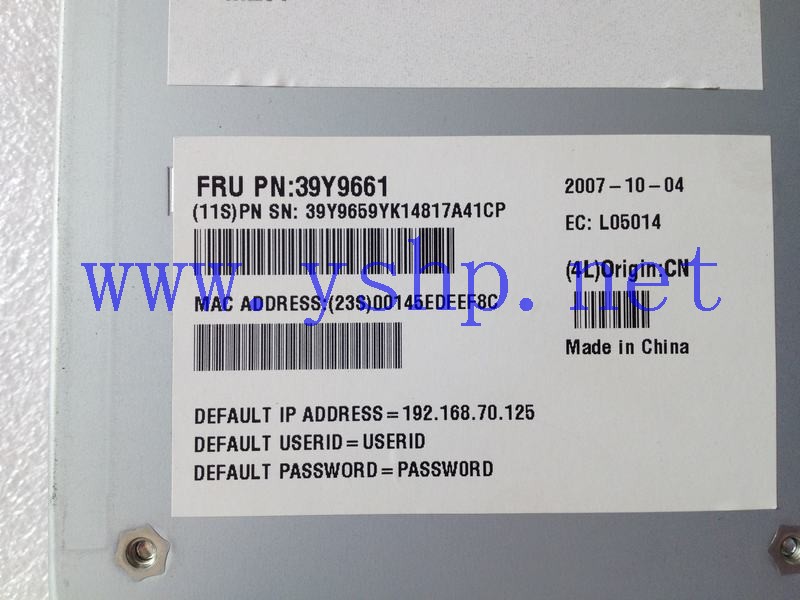 上海源深科技 Shanghai   IBM 刀片机箱 显示 modules 39Y9661 39Y9659 高清图片