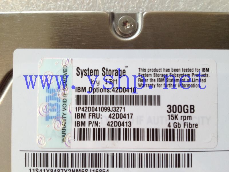 上海源深科技 Shanghai   IBM  Hard disk   300G 4G光纤 15K 42D0417 42D0413 高清图片