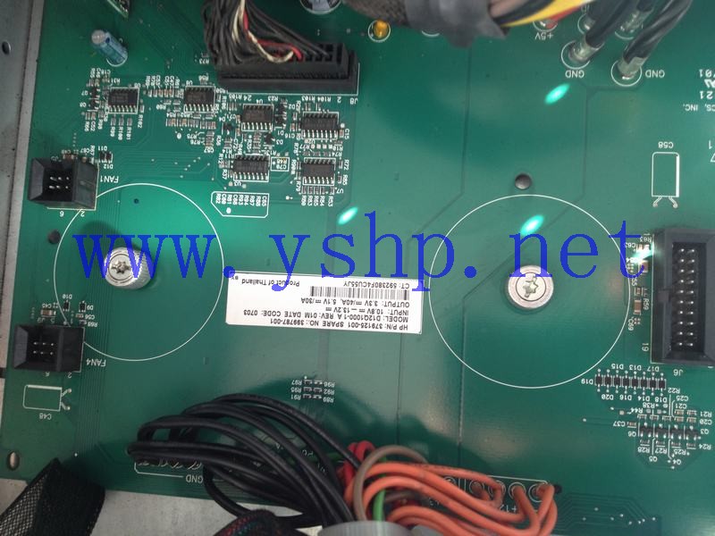 上海源深科技 Shanghai   HP ML370G5  Server  Power Supply  背板 分配板 379125-001 399787-001 高清图片