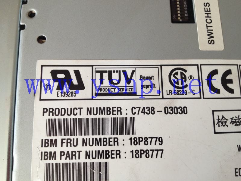 上海源深科技 Shanghai   IBM DAT72 36.0  Tape drive  C7438-03030 18P8779 18P8777 高清图片