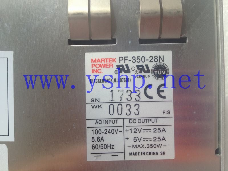 上海源深科技 Adaptec Durastor power supply PF-350-28N 50-7-95449004 REV.A 高清图片