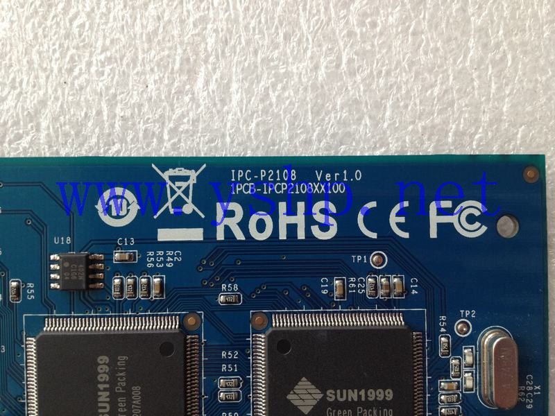 上海源深科技 Shanghai   PCI Serial card  IPC-P2108 VER1.0 1PCB-IPCP2108XX100 高清图片