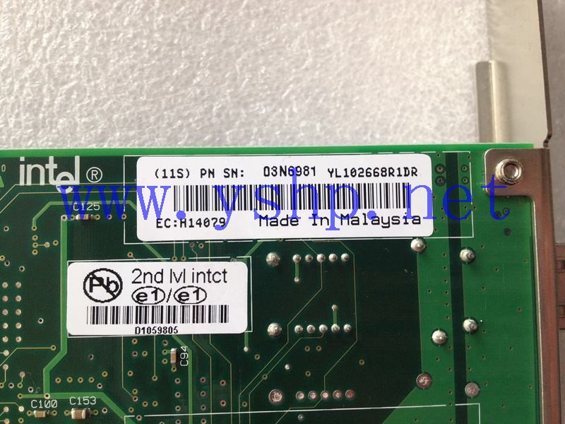 上海源深科技 Shanghai   IBM  Server   7311-D20 5700 PCI-X  Gigabit 光纤 network card  03N6981 高清图片