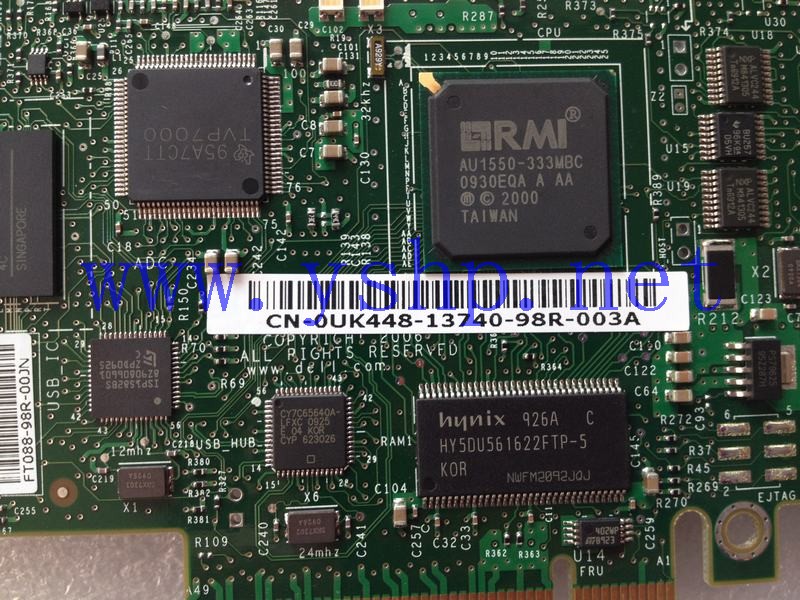 上海源深科技 Shanghai   DELL PowerEdge R905 Server 远程 Industrial Control Card   UK448 高清图片