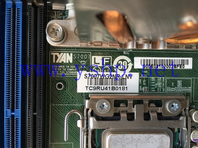 上海源深科技 Shanghai    Lenovo  R520G7  Server mainboard  TYAN S7007WG2NR-LNV 高清图片