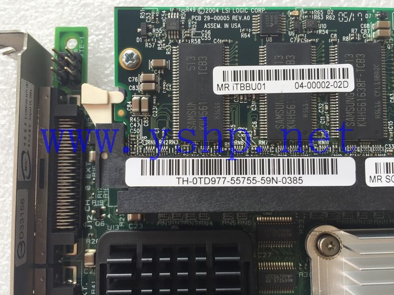 上海源深科技 Shanghai   DELL PERC 4E/DC  Server Raid card TD977 高清图片