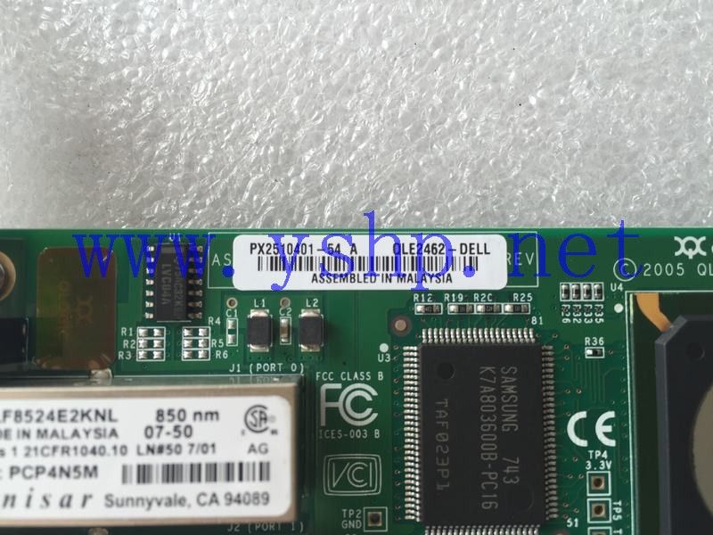 上海源深科技 Shanghai   DELL QLE2462-DELL 4Gb  Dual Channel    HBA Card   KC184 高清图片