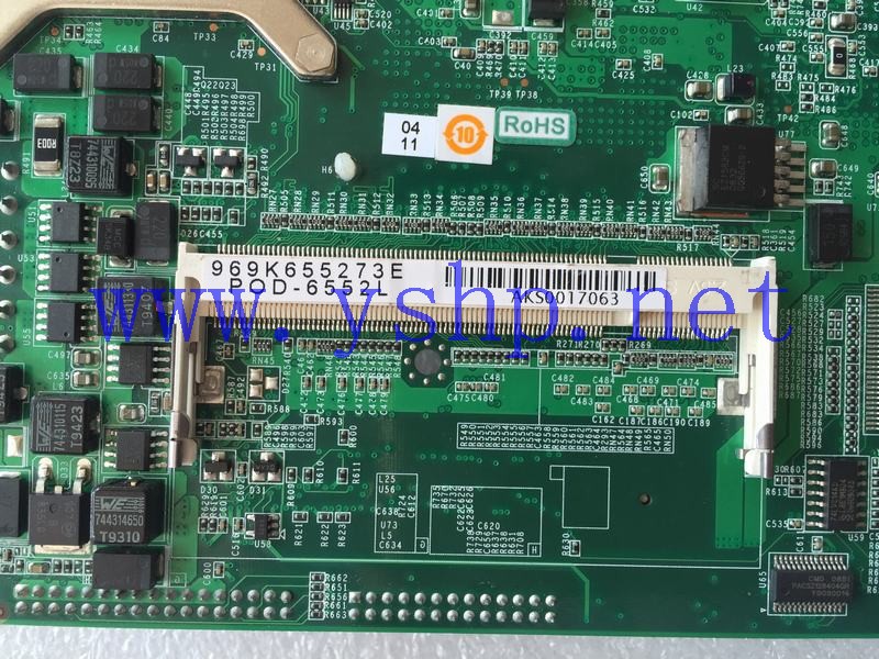 上海源深科技 Shanghai    Advantech Industrial   computer mainboard   POD-6552 REV.A2 19AK655205 POD-6552L 高清图片