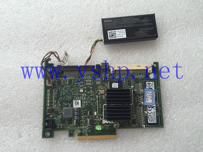 上海源深科技 Shanghai   DELL T610 R900  Server Raid card  with battery   6I T954J 高清图片