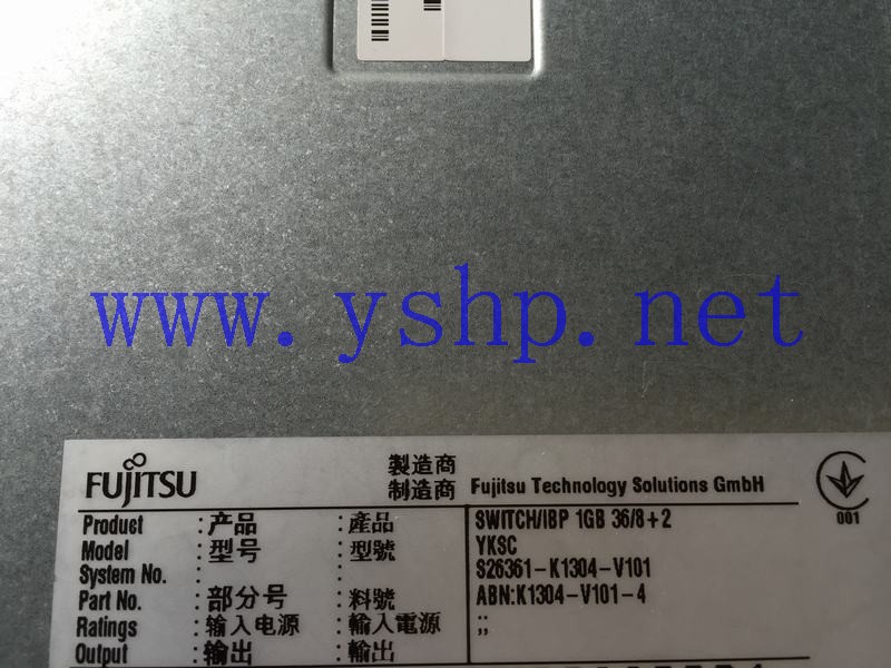 上海源深科技 Fujitsu BX400 BX900 S1 S2 SWITCH/IBP 1GB 36/8+2 YKSC S26361-K1304-V101 K1304-V101-4 CB36/8+2s Gbe 高清图片