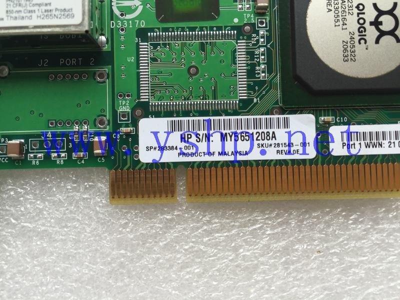上海源深科技 Shanghai   HP Server    FC HBA card   283384-001 281543-001 高清图片