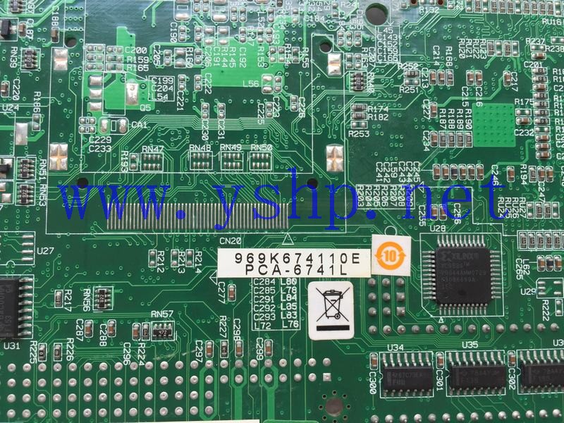 上海源深科技 Shanghai    Advantech Industrial   computer mainboard   PCA-6740/6741 REV.A2 PCA-6741L 高清图片