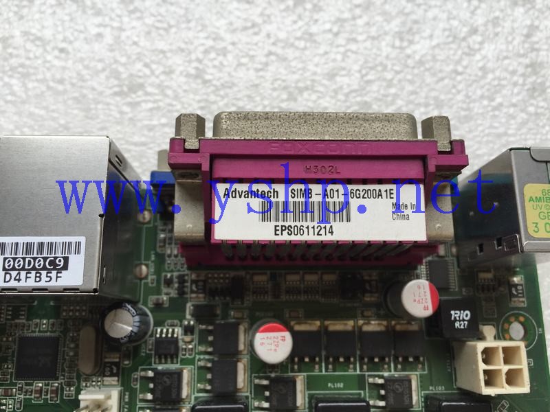 上海源深科技 Shanghai    Advantech Industrial   computer mainboard   SIMB-A01 REV.10 SIMB-A01-6G200A1E 高清图片