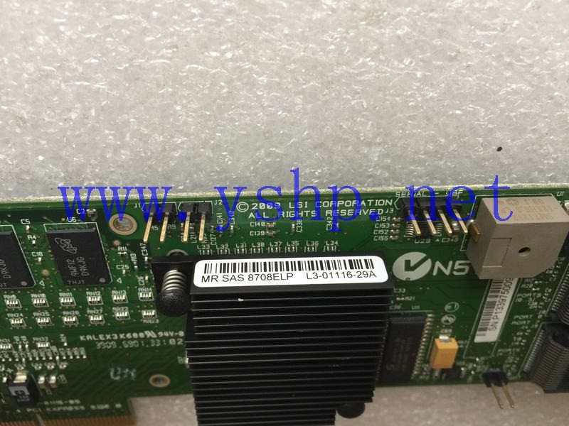 上海源深科技  Lenovo  R520G7 ServerSAS Raid card LSI 8708ELP L3-01116-29A 高清图片