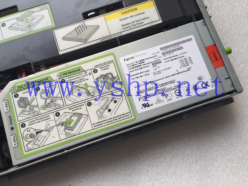 上海源深科技 Shanghai   SUN Netra 210 N210  Power Supply   TYCO 300-1736-05 高清图片