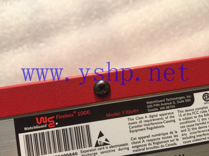 上海源深科技 Shanghai   防火墙 WatchGuard Firebox 1000 F3064H 高清图片