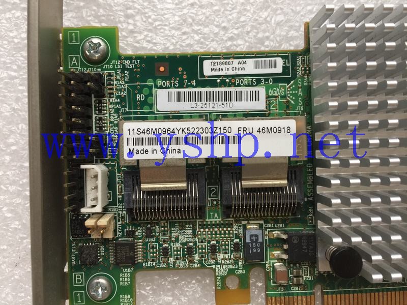 上海源深科技 Shanghai   IBM M5014 SAS Raid card 6Gb 46M0918 46M0964 高清图片