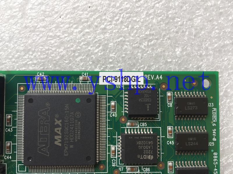 上海源深科技 Shanghai    ADLINK  Data   Capture Card  PCI-9118DG/L REV.A4 高清图片