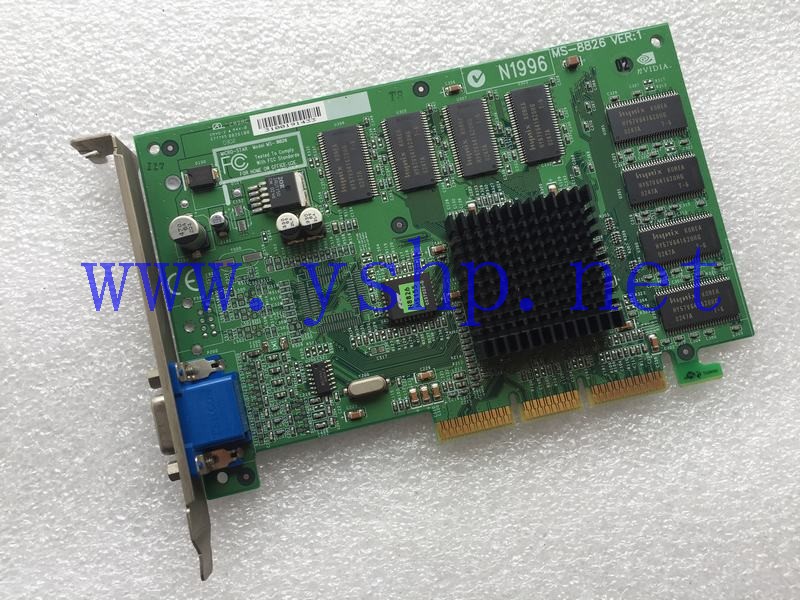 上海源深科技  Workstation  AGP Graphics Card   MS-8826 VER 1 高清图片