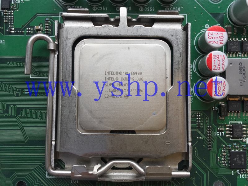 上海源深科技 INTEL E8400 CORE2 DUO 双核CPU SLB9J 3.0G 6M 1333 高清图片