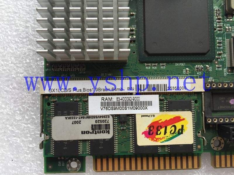 上海源深科技 Kontron Industrial computer mainboard GX1LCD/S Plus 40-CMK000-B430 高清图片