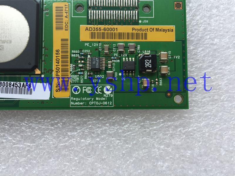 上海源深科技 Shanghai   HP PCIe x4 4Gb Fibre Channel  dual port  HBA Card   AD355-60001 CPT0J-0612 高清图片