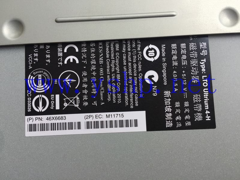 上海源深科技 DELL LTO Ultrium 4-H LTO4 SAS Tape drive  46X6683 46X5676 HT7N3 高清图片