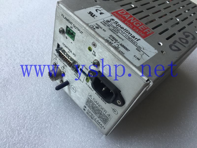 上海源深科技 Shanghai   Spellman Power Supply   X4073 REV A PCM50P120X4073 高清图片
