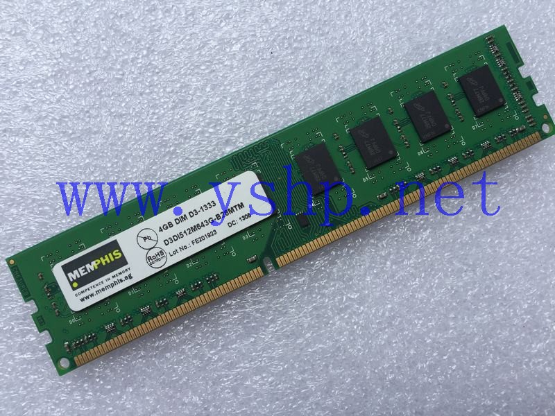 上海源深科技 MEMPHIS 4GB DIM D3-1333  Memory   高清图片