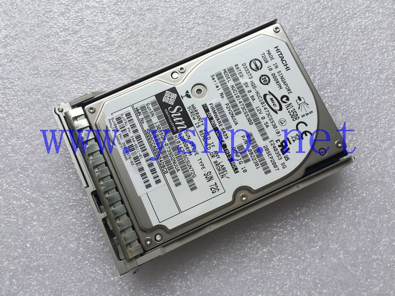 上海源深科技 Shanghai   SUN 72G 10K 2.5 SAS Hard disk   390-0376-02 540-6611-01 高清图片