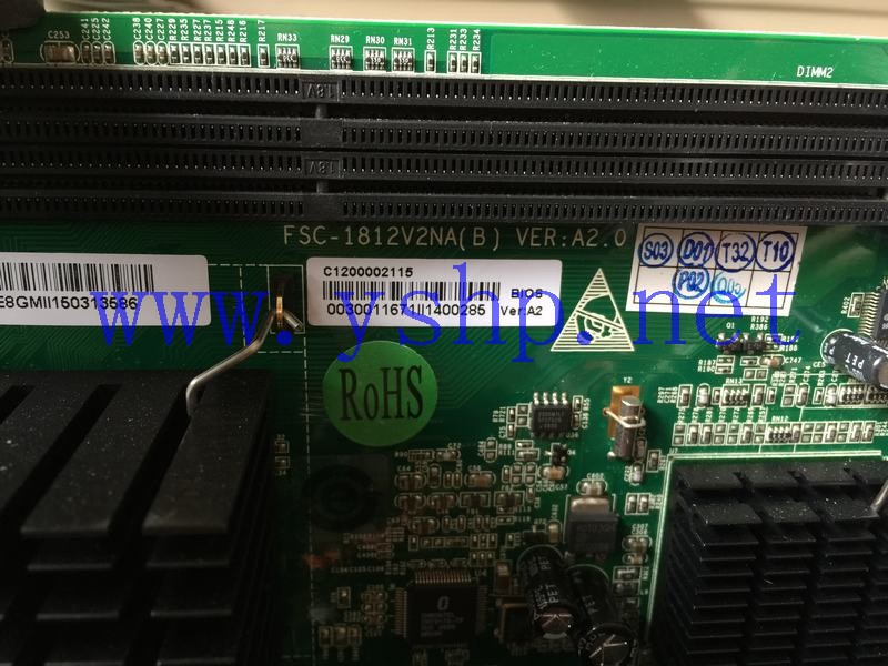 上海源深科技 Shanghai    EVOC Industrial   computer mainboard   FSC-1812V2NA(B) VER A2.0 高清图片