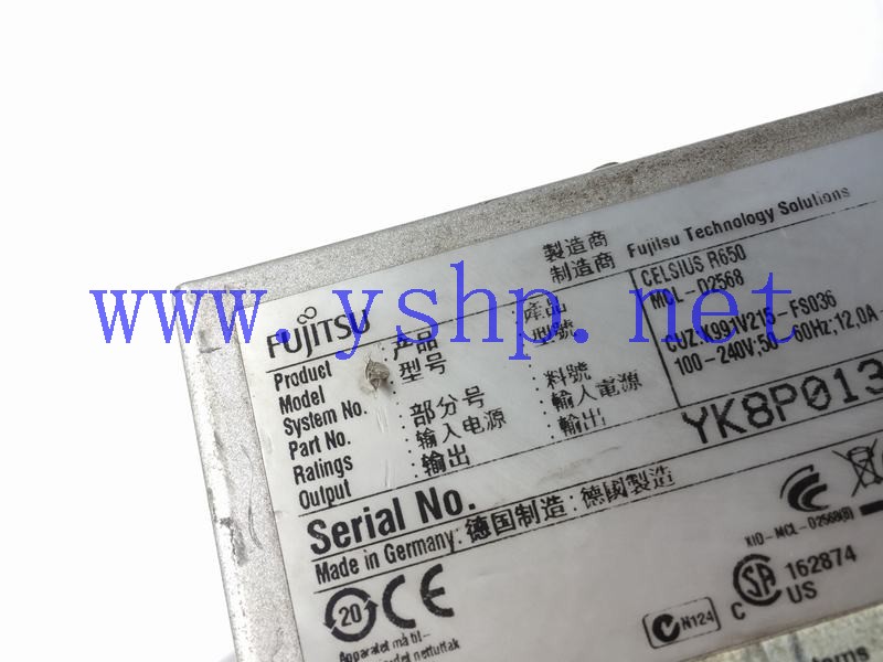 上海源深科技 Shanghai    Fujitsu  Siemens  CELSIUS R650 Computer   MCL-D2568 高清图片