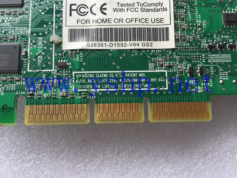 上海源深科技 Celsius Workstation   Graphics Card   S26361-D1592-V64 GS2 NVIDIA GeForce4 MX 64MB DVI LR2922 高清图片