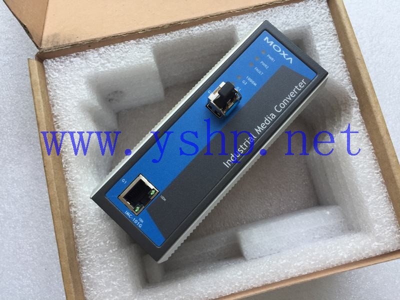 上海源深科技 MOXA Industrial Media Converter IMC-101G 高清图片