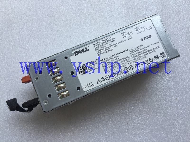 上海源深科技 Shanghai   DELL PowerEdge R710 Server Power Supply   C570A-S0 VPR1M 高清图片