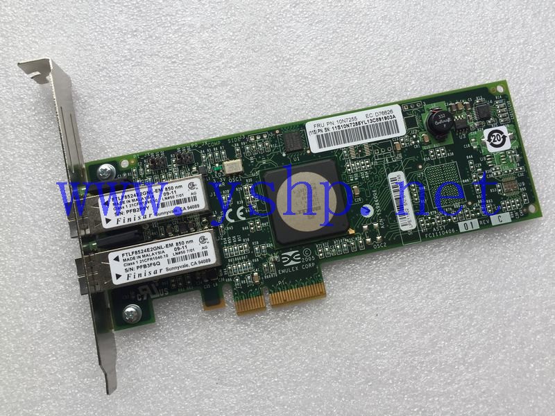 上海源深科技 IBM 5774  Dual Channel  PCI-E  HBA Card   10N7255 高清图片